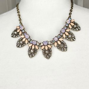 Bridal Prom Formal Rhinestone Statement Necklace